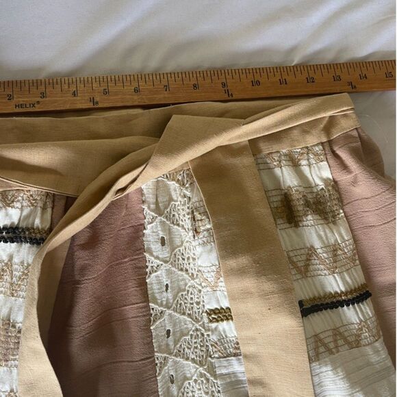 Vtg Patchwork Eyelet Lace Maxi Skirt Lined Boho Gypsy Hippie Cottagecore Renee M - Picture 16 of 16